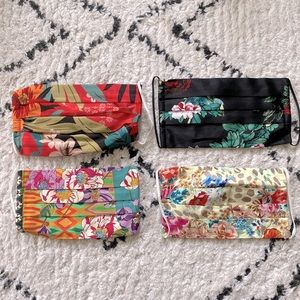 NEW 4 silk Johnny Was masks